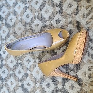 Cole Haan peep-toe heels